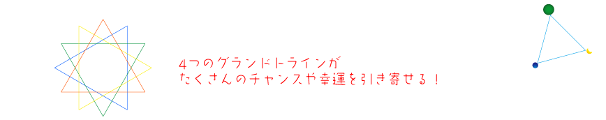 4つのグランドトラインがたくさんのチャンスや幸運を引き寄せます！